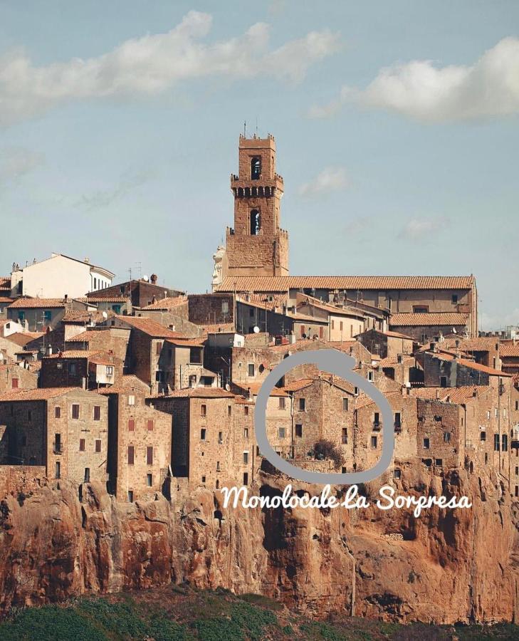 La Sorpresa Monolocale Con Vista Vallata Pitigliano Exteriör bild