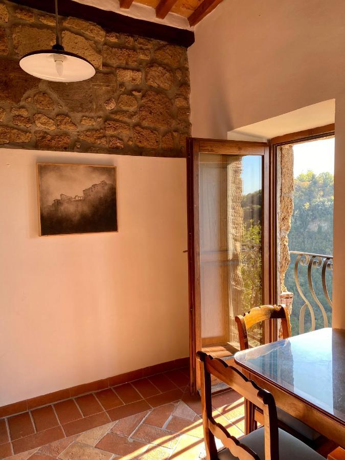 La Sorpresa Monolocale Con Vista Vallata Pitigliano Exteriör bild