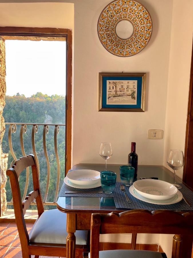 La Sorpresa Monolocale Con Vista Vallata Pitigliano Exteriör bild