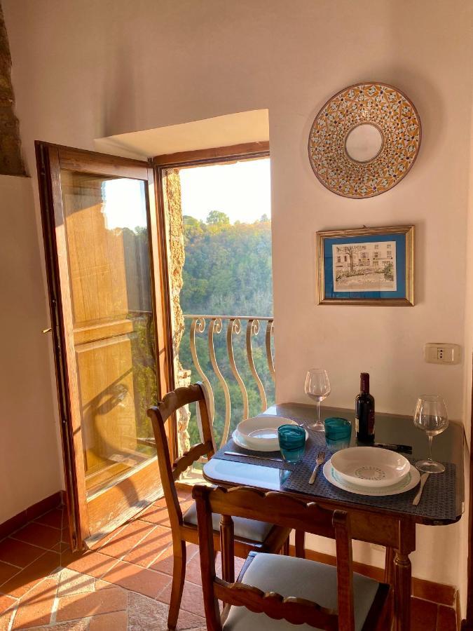 La Sorpresa Monolocale Con Vista Vallata Pitigliano Exteriör bild
