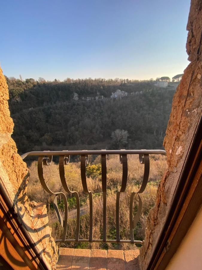 La Sorpresa Monolocale Con Vista Vallata Pitigliano Exteriör bild
