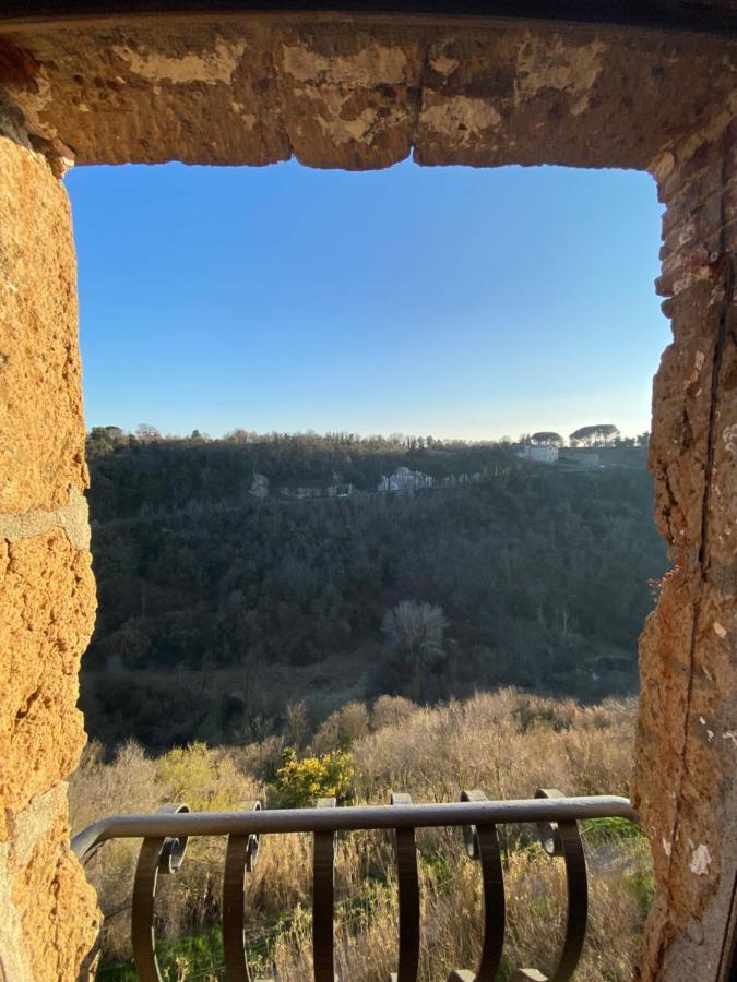 La Sorpresa Monolocale Con Vista Vallata Pitigliano Exteriör bild